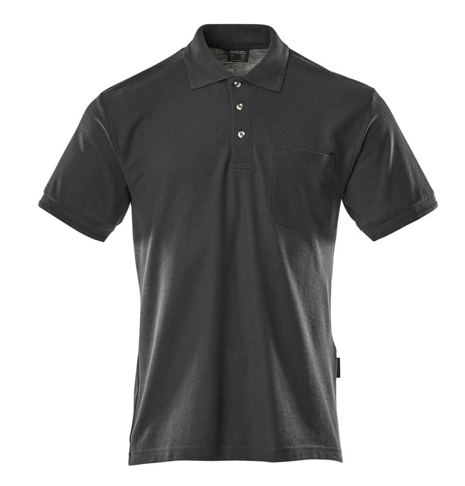 MASCOT® Borneo Polo-Shirt mit Brusttasche 00783-260 Schwarzblau