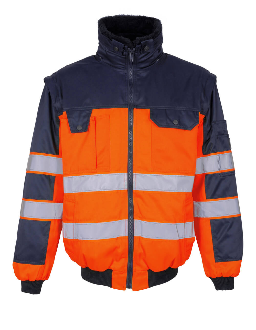 MASCOT® Livigno Pilotjacke 00920-660 Hi-vis Orange/Marine