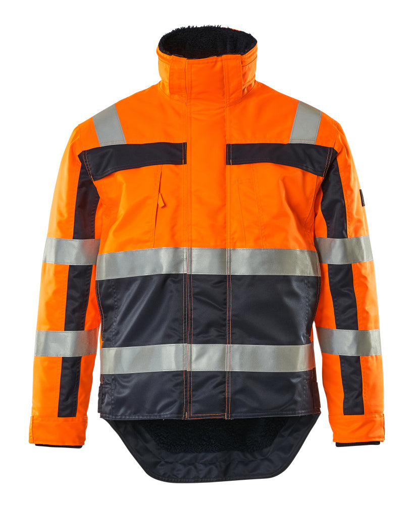 MASCOT® Teresina Winterjacke 07223-880 Hi-vis Orange/Marine
