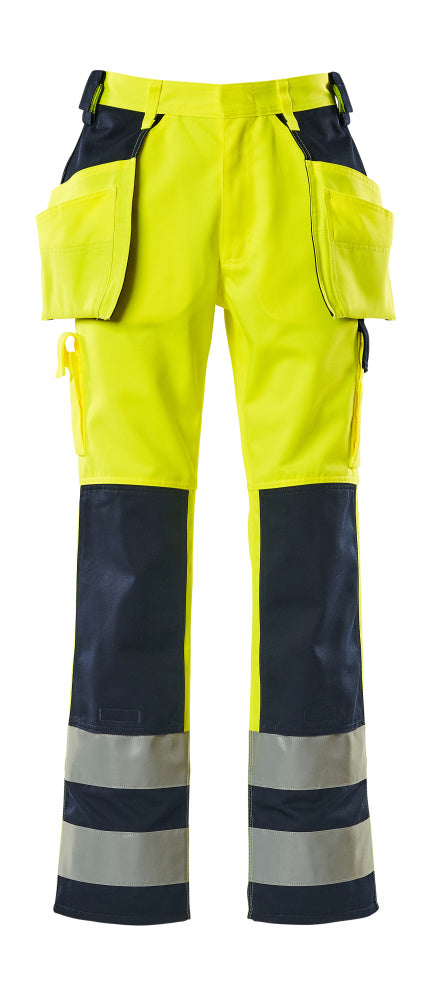 MASCOT® Almas Hose mit Hängetaschen 09131-470 Hi-vis Gelb/Marine