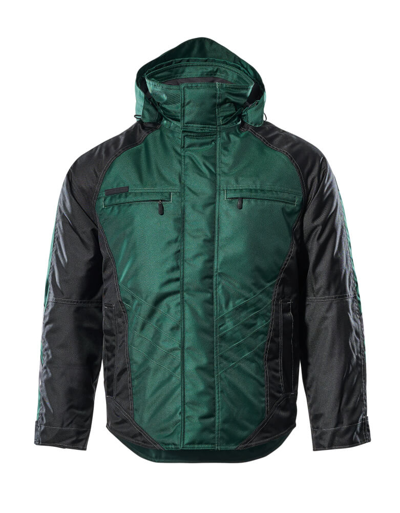MASCOT® Frankfurt Winterjacke 12035-211 Grün/Schwarz