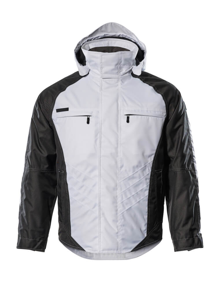 MASCOT® Frankfurt Winterjacke 12035-211 Weiß/Dunkelanthrazit