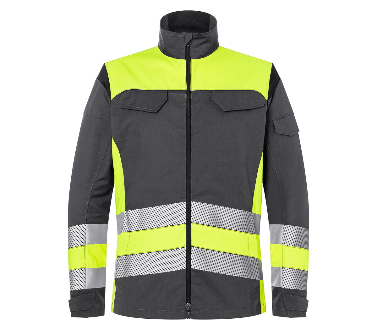 KÜBLER REFLECTIQ Jacke Klasse 1 1208 8340 warngelb/anthrazit