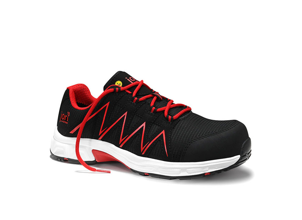 ELTEN jo_SPEEDY black-red Low ESD S3S – Sicherheitshalbschuh