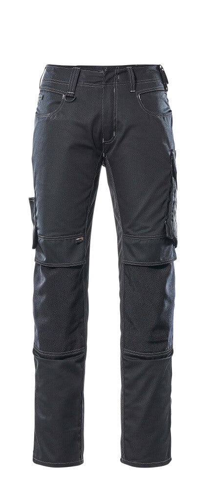 MASCOT® Mannheim Hose mit Knietaschen 12679-442 Schwarz/Dunkelanthrazit
