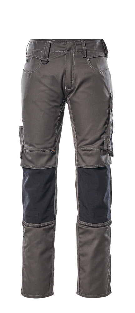 MASCOT® Mannheim Hose mit Knietaschen 12679-442 Dunkelanthrazit/Schwarz