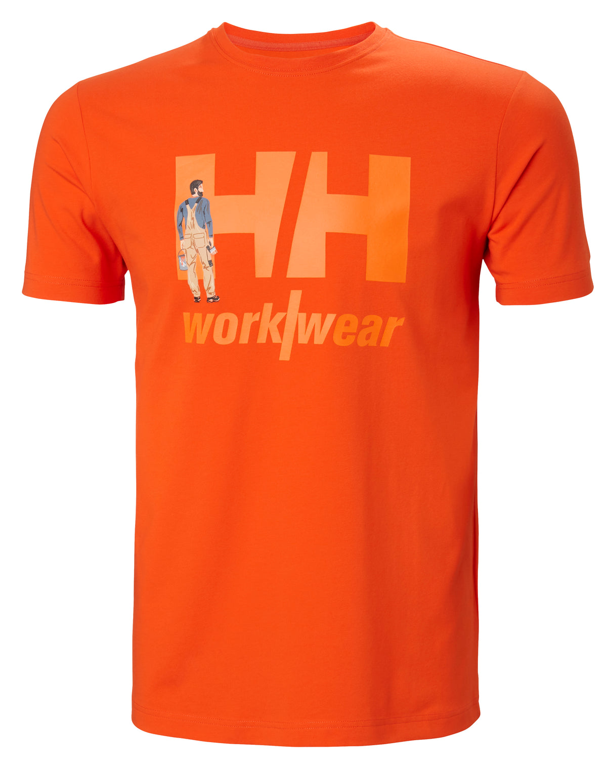 Logo T-shirt Dark Orange (291) – Vorderansicht