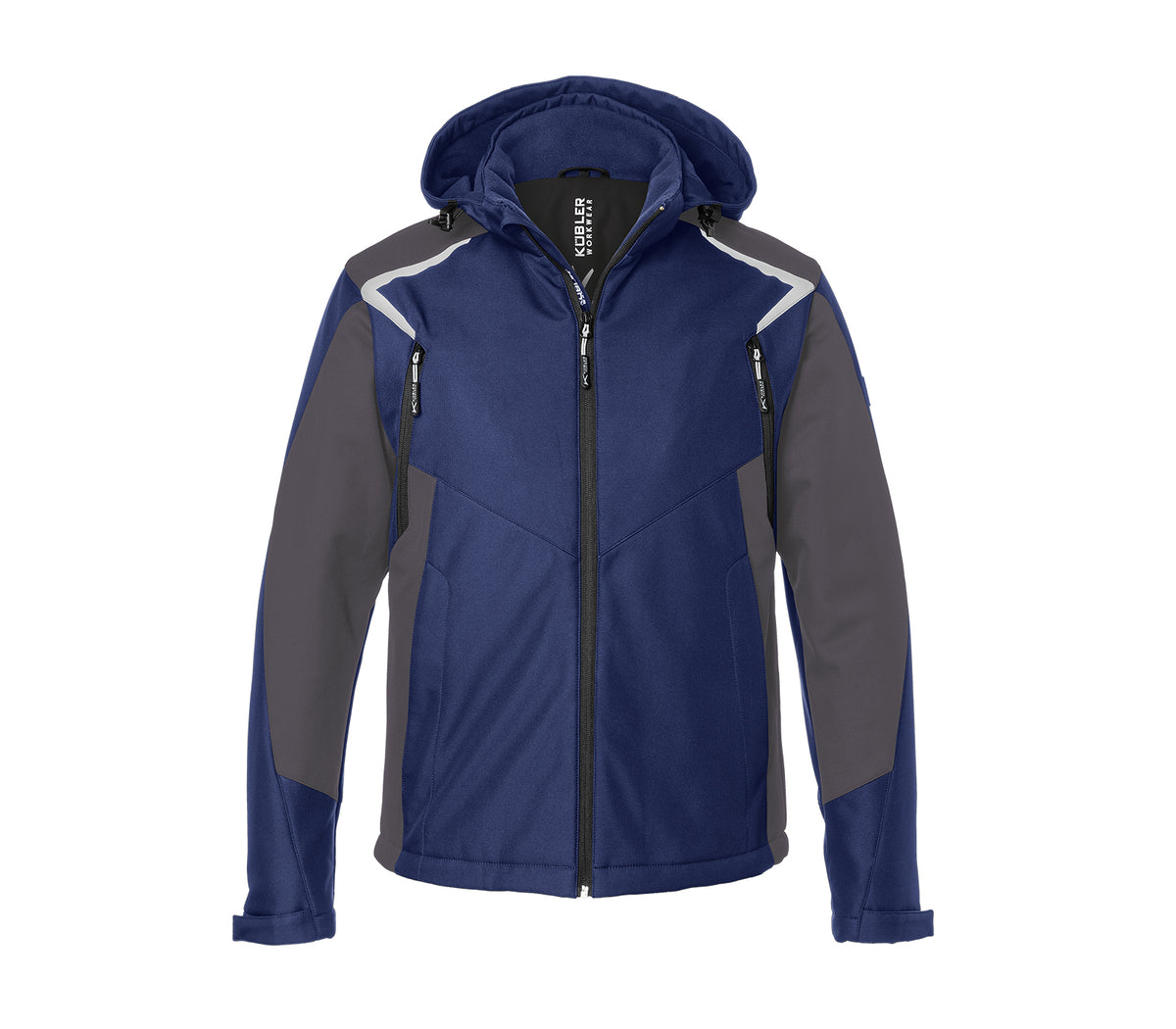 KÜBLER BODYFORCE Winter Softshell Jacke 1325 5375 dunkelblau/anthrazit
