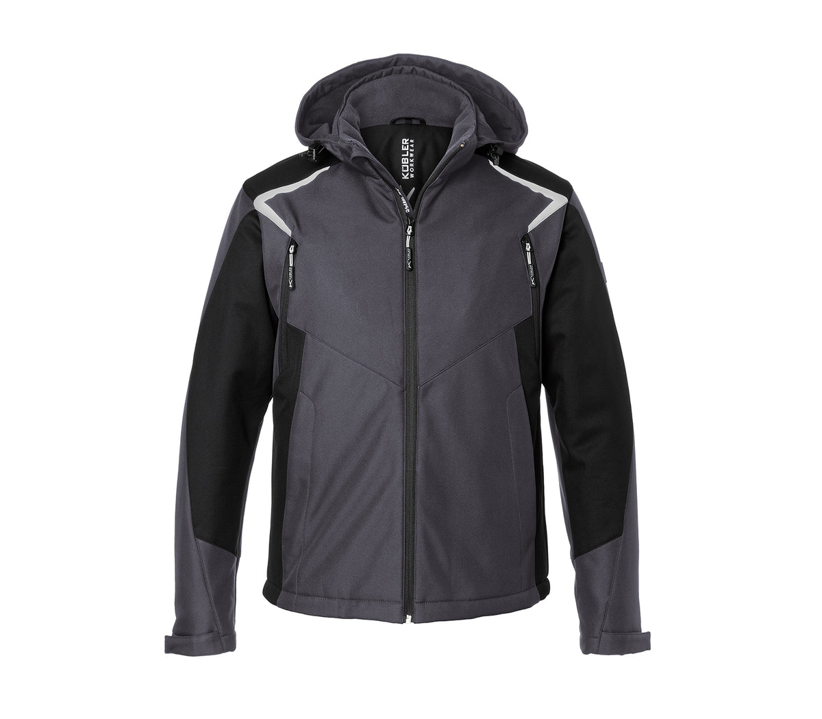 KÜBLER BODYFORCE Winter Softshell Jacke 1325 5375 anthrazit/schwarz