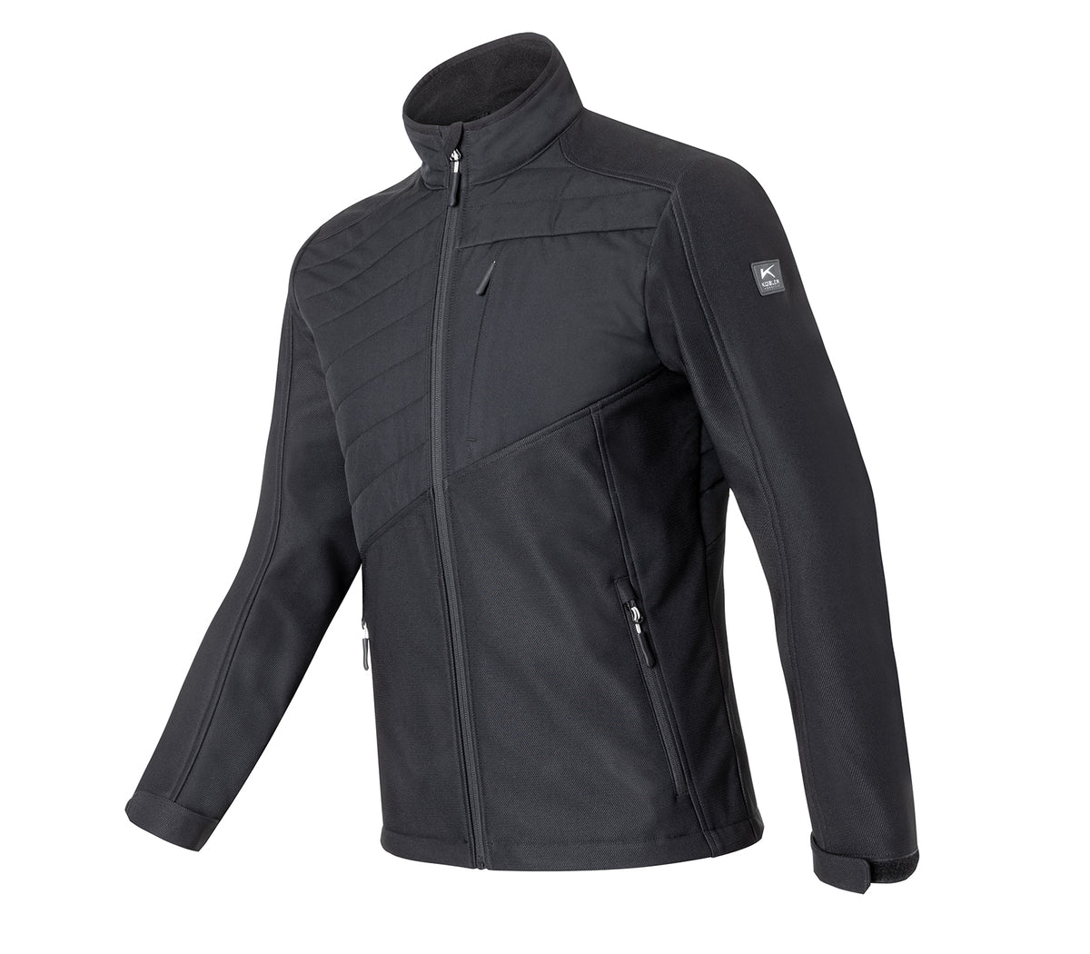 Hybrid Softshell Jacke 1344 2401 schwarz