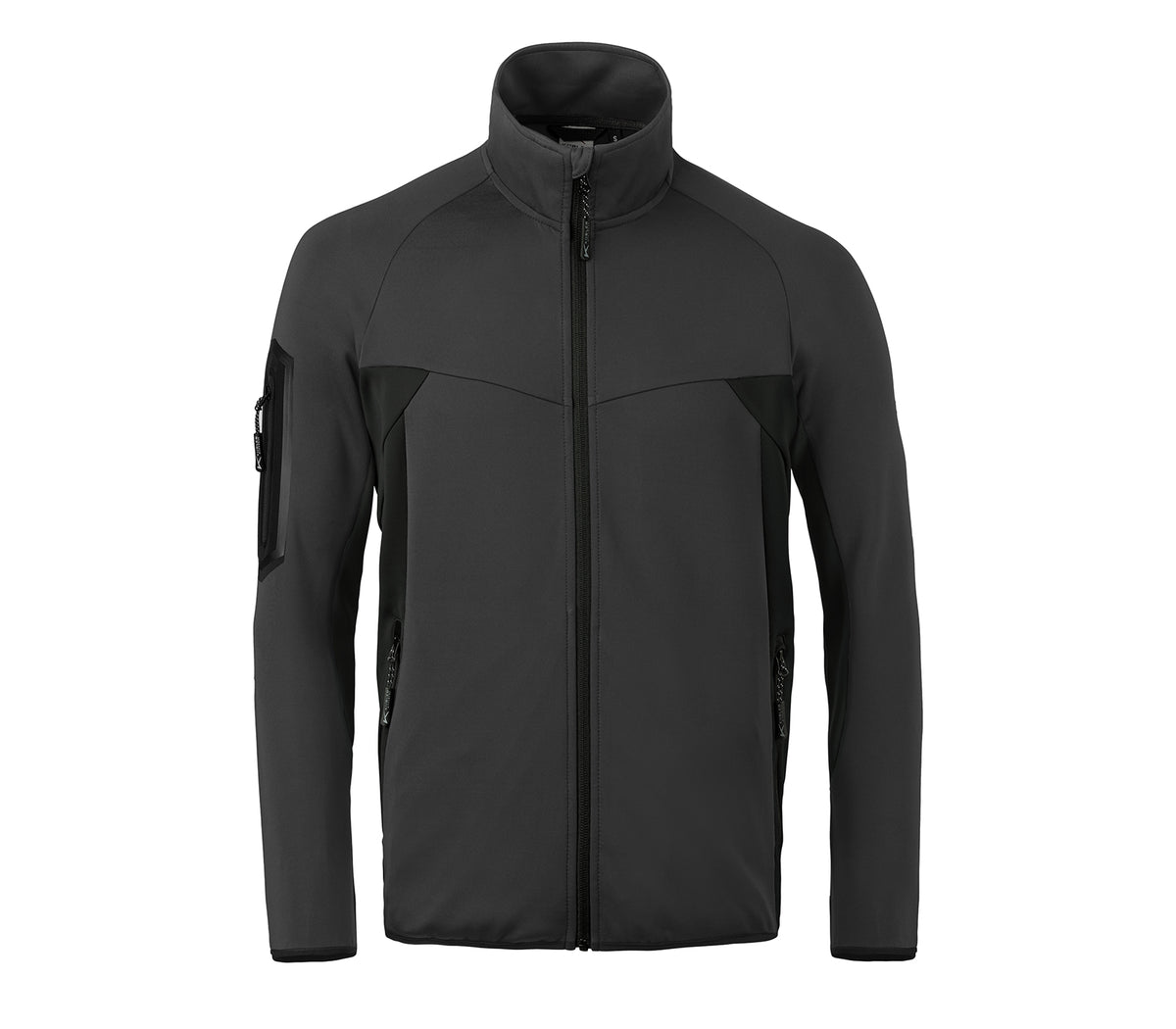 KÜBLER ATHLETIQ Stretchjacke 1346 6303 anthrazit/schwarz