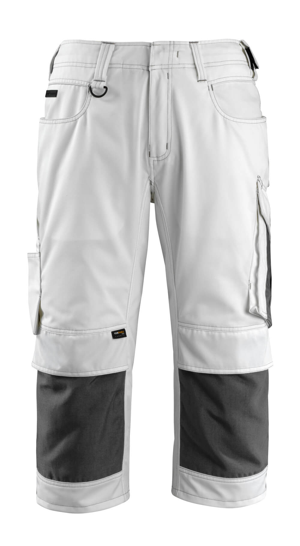 MASCOT® Altona Dreiviertel-Hose mit Knietaschen 14149-442 Weiß/Dunkelanthrazit