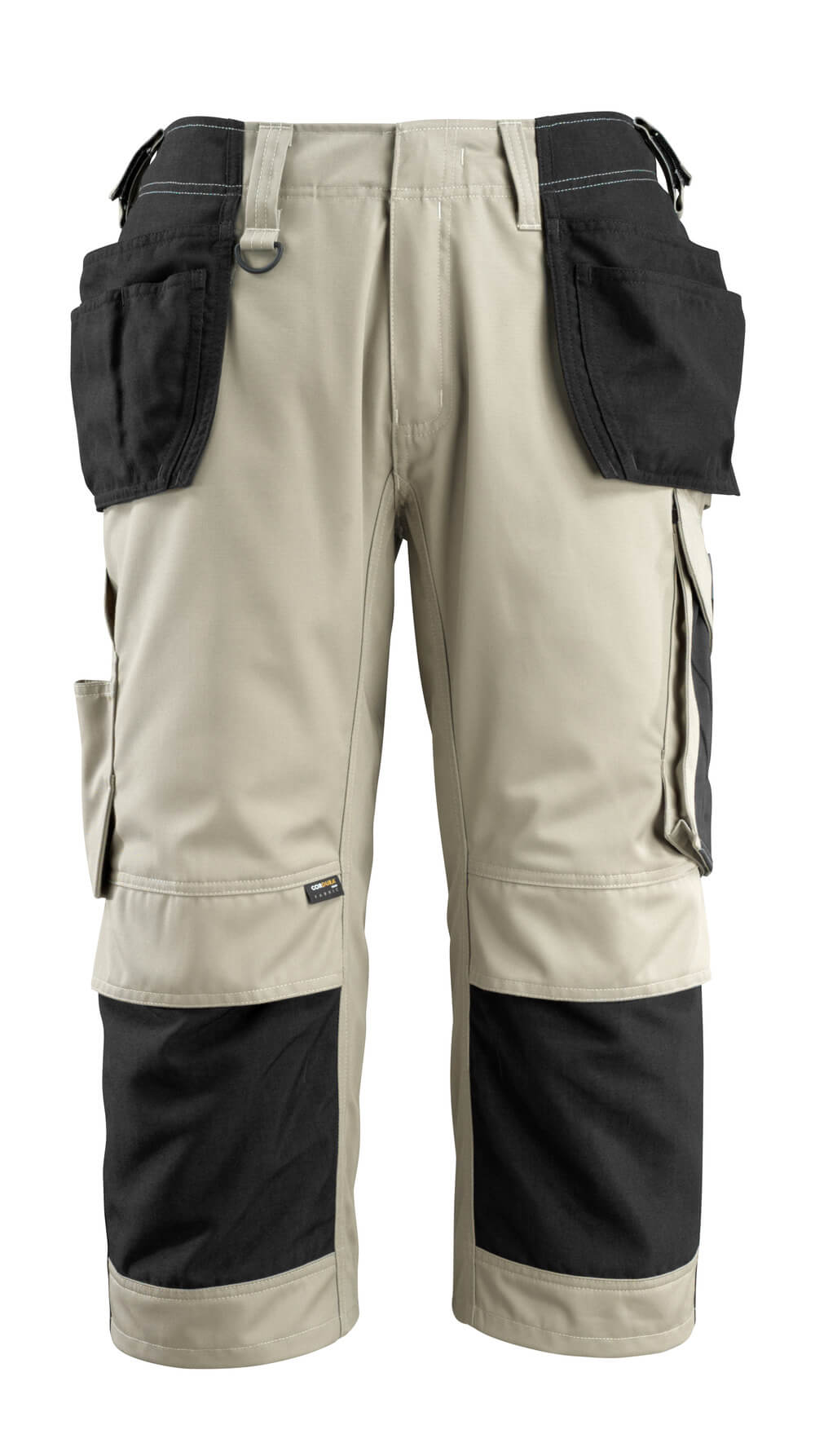 MASCOT® Lindau Dreiviertel-Hose mit Hängetaschen 14349-442 Hellkhaki/Schwarz
