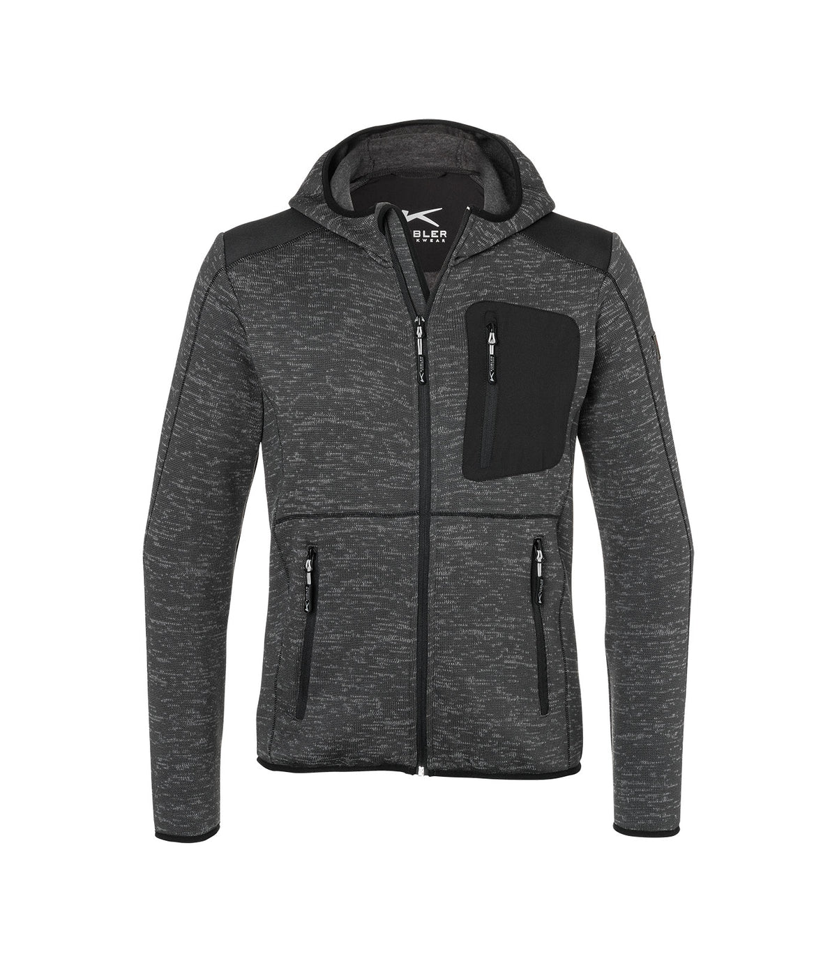Strickjacke Light 1441 6335 anthrazit/schwarz