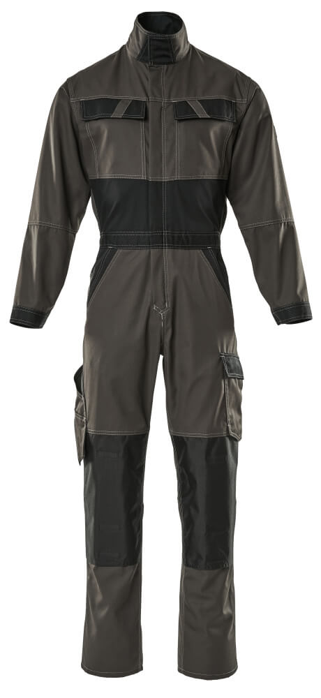 MASCOT® Wallan Overall mit Knietaschen 15719-330 Dunkelanthrazit/Schwarz