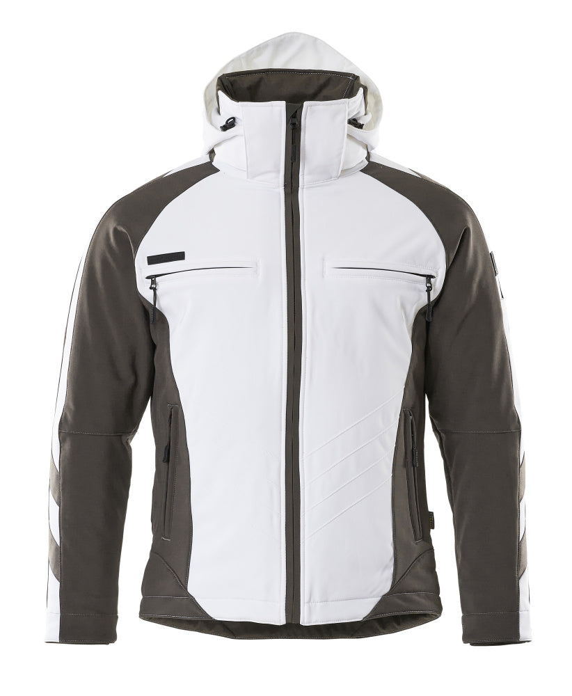 MASCOT® Darmstadt Winterjacke 16002-149 Weiß/Dunkelanthrazit