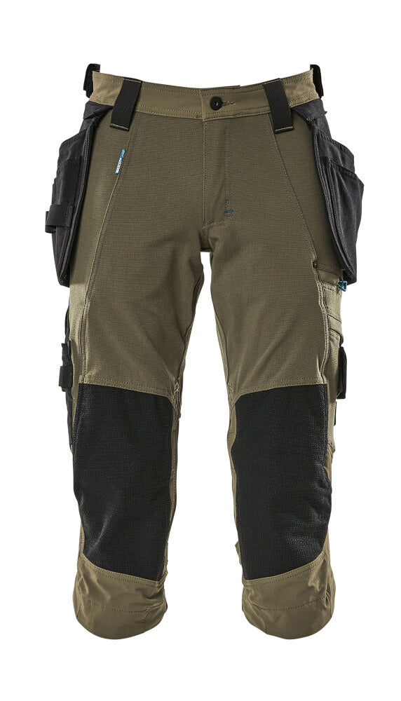 MASCOT® Dreiviertel-Hose mit Hängetaschen 17049-311 Moosgrün