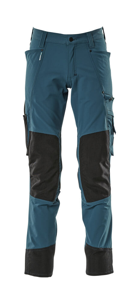 MASCOT® Hose mit Knietaschen 17179-311 Dunkelpetroleum