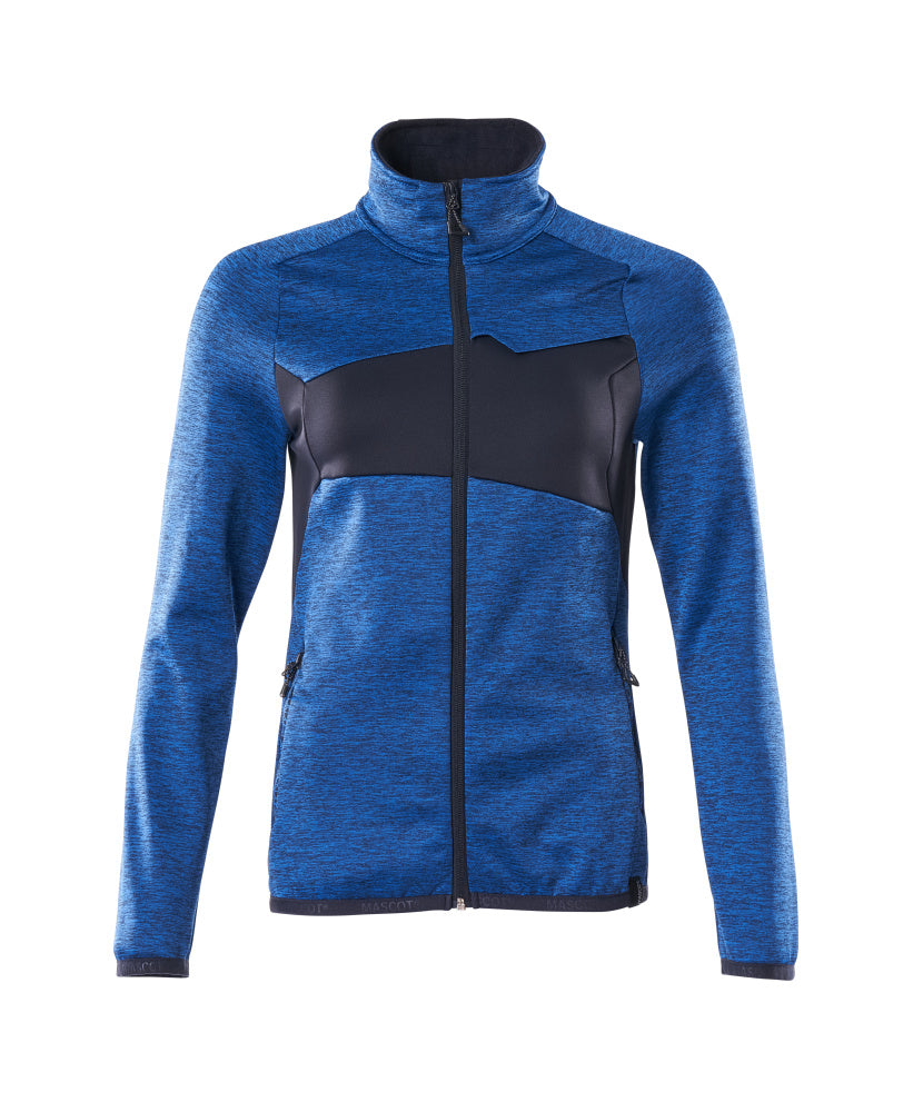 MASCOT® Fleecejacke 18153-316 Azurblau/Schwarzblau