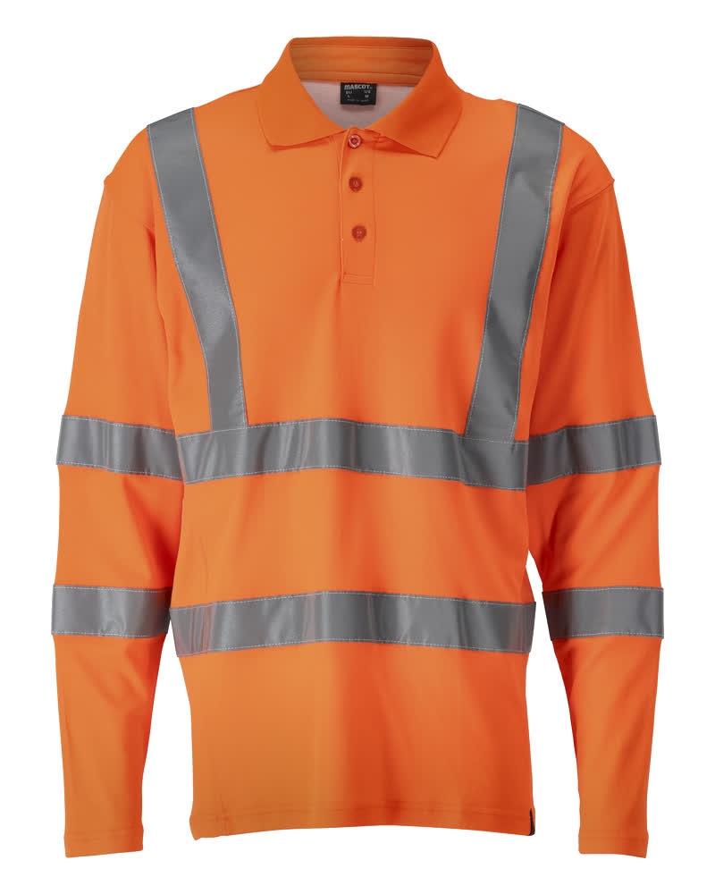 MASCOT® Polo-Shirt, Langarm 18283-995 Hi-vis Orange