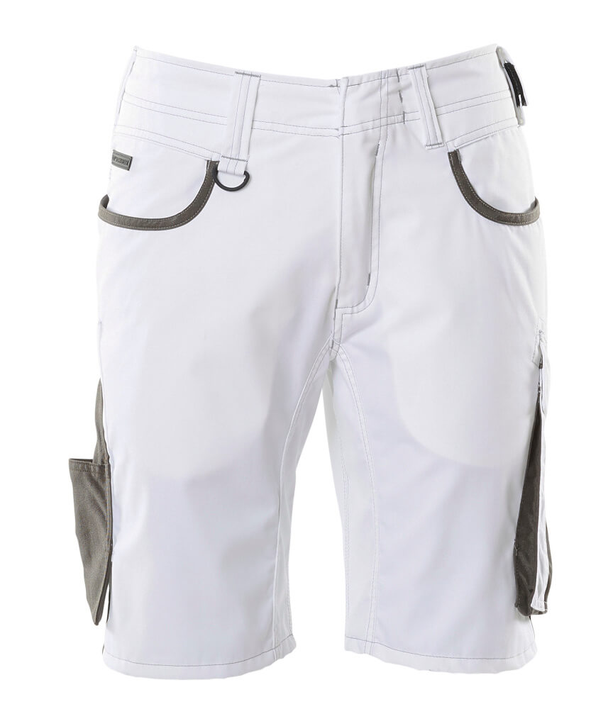 MASCOT® Shorts 18349-230 Weiß/Dunkelanthrazit