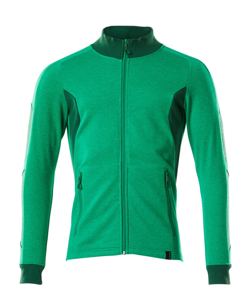 MASCOT® Sweatshirt mit Reißverschluss 18484-962 Grasgrün/Grün