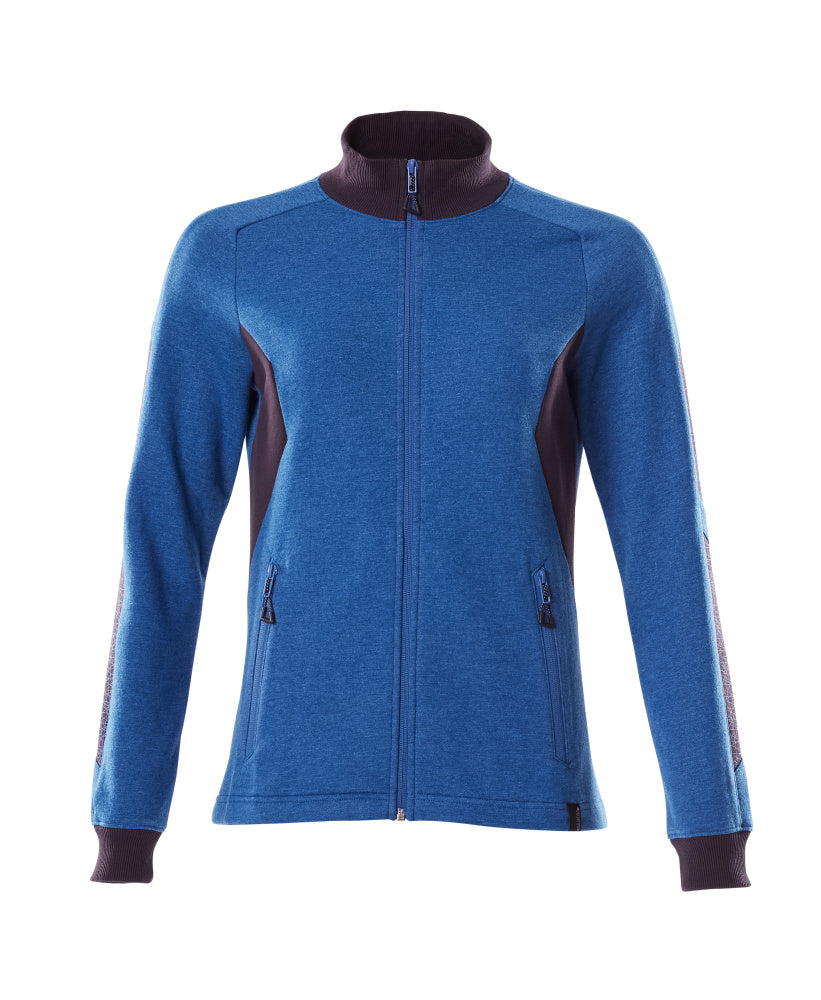MASCOT® Sweatshirt mit Reißverschluss 18494-962 Azurblau/Schwarzblau