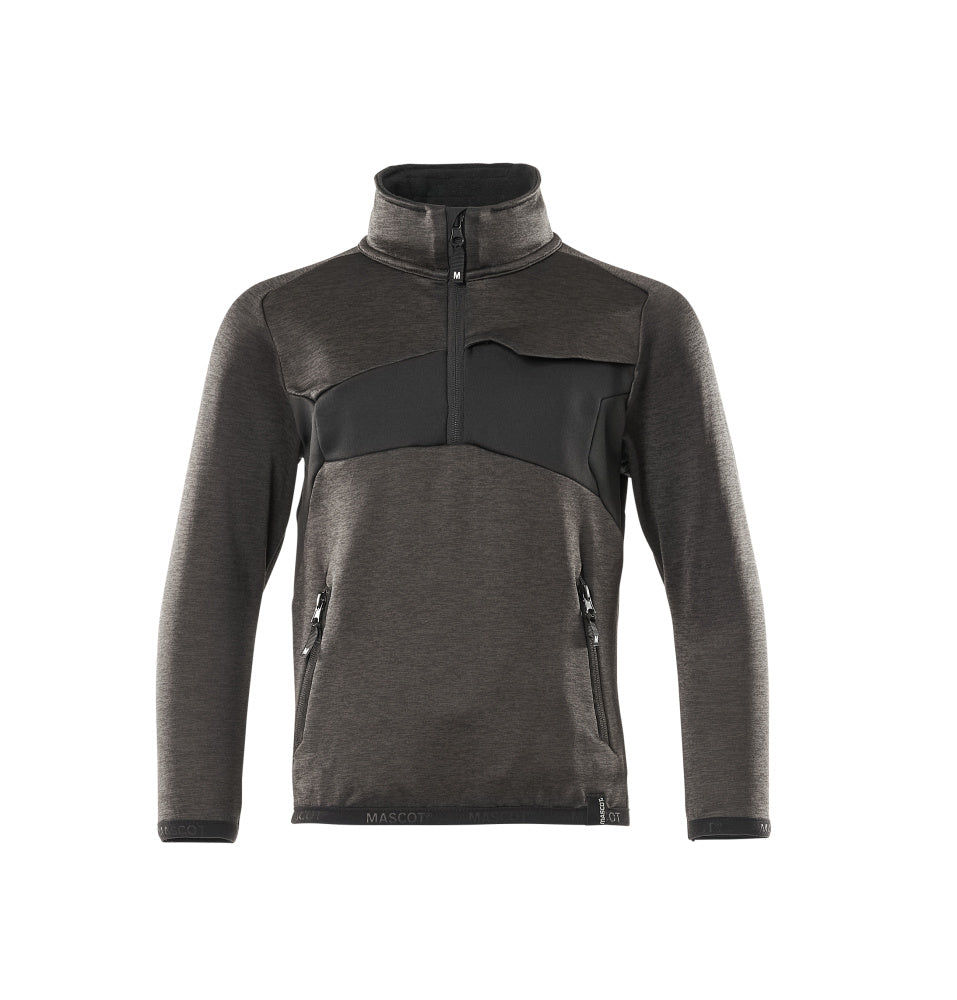 MASCOT® Fleecejacke für Kinder 18903-316 Dunkelanthrazit/Schwarz