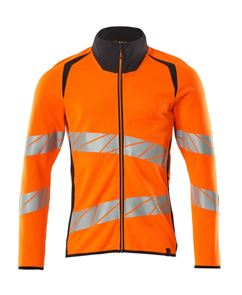 MASCOT® Sweatshirt mit Reißverschluss 19184-781 Hi-vis Orange/Schwarzblau