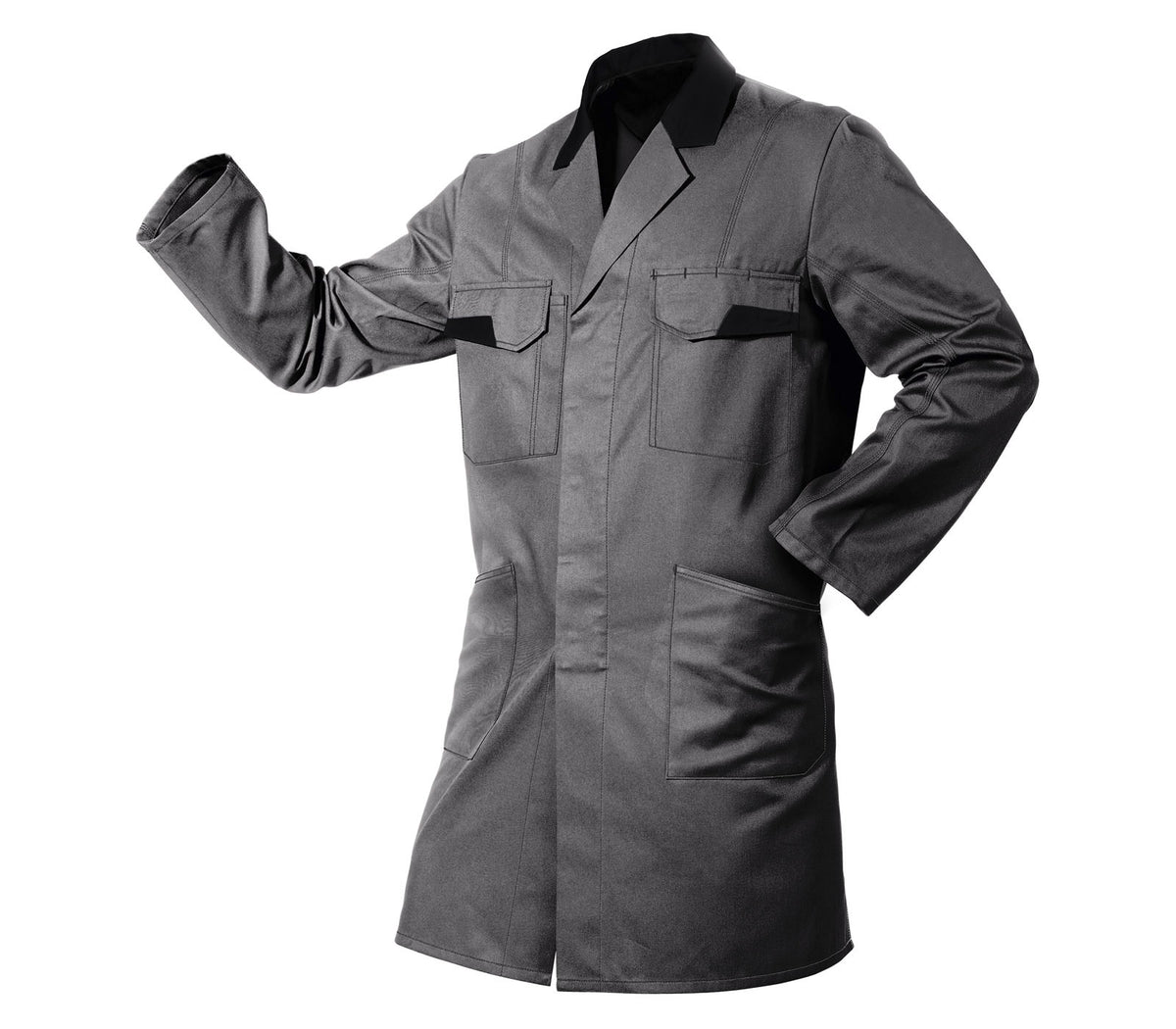 KÜBLER ACTIVIQ Mantel 1L46 5365 anthrazit/schwarz