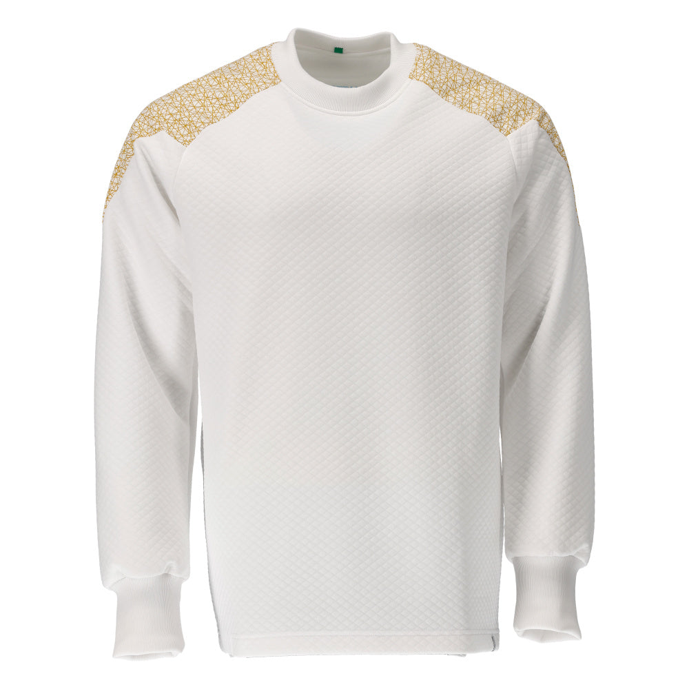 MASCOT® Sweatshirt 20084-932 Weiß/Currygelb