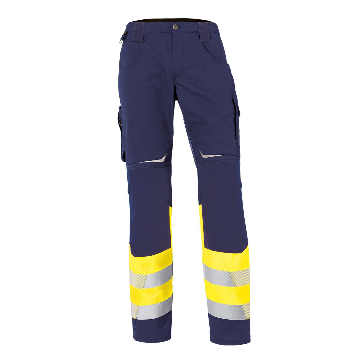 KÜBLER REFLECTIQ Hose Klasse 1 2208 8340 warngelb/dunkelblau
