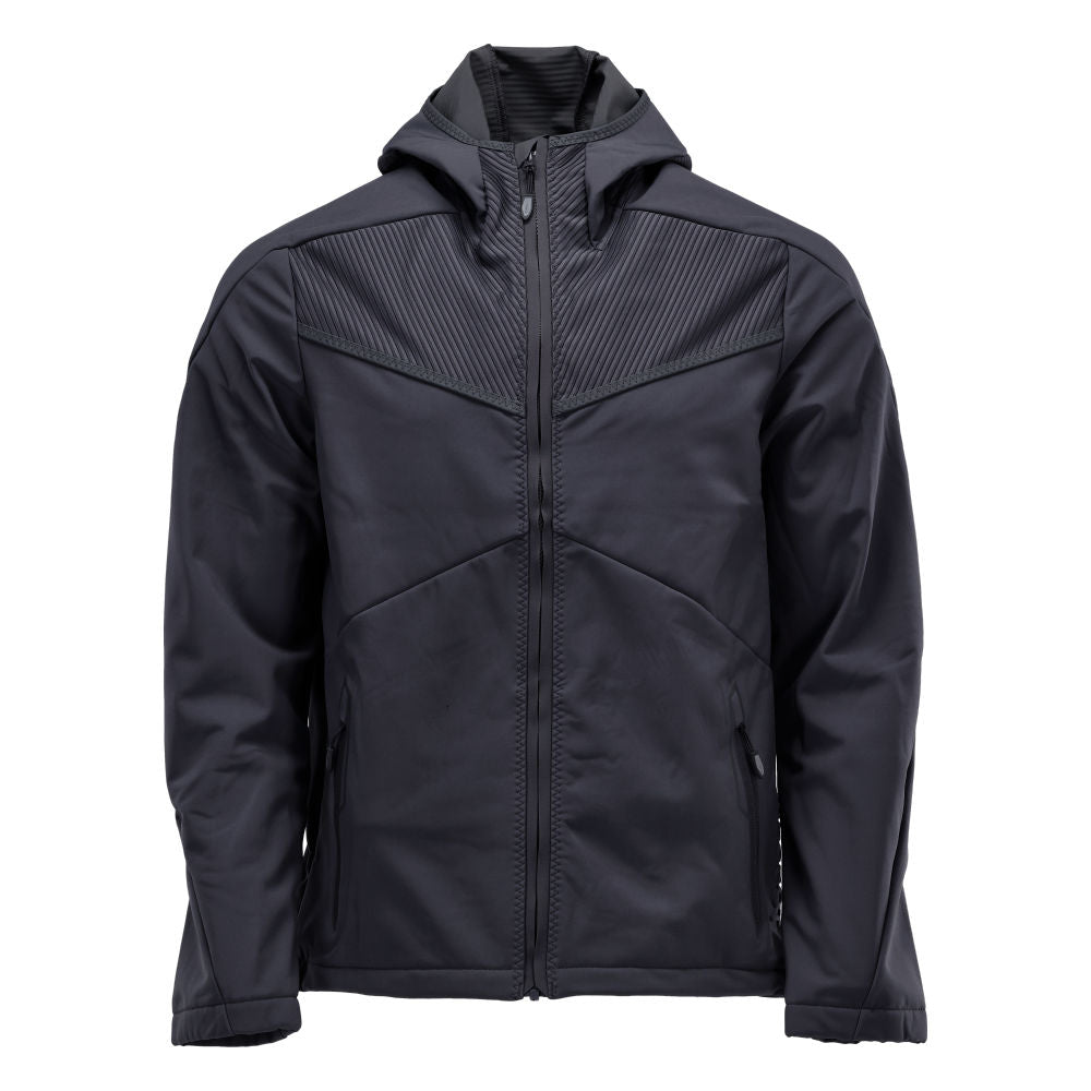MASCOT® Softshelljacke mit Kapuze 22102-649 Schwarzblau