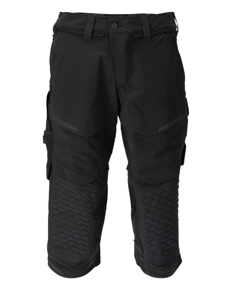 MASCOT® Dreiviertel-Hose mit Knietaschen 22249-605 Schwarz