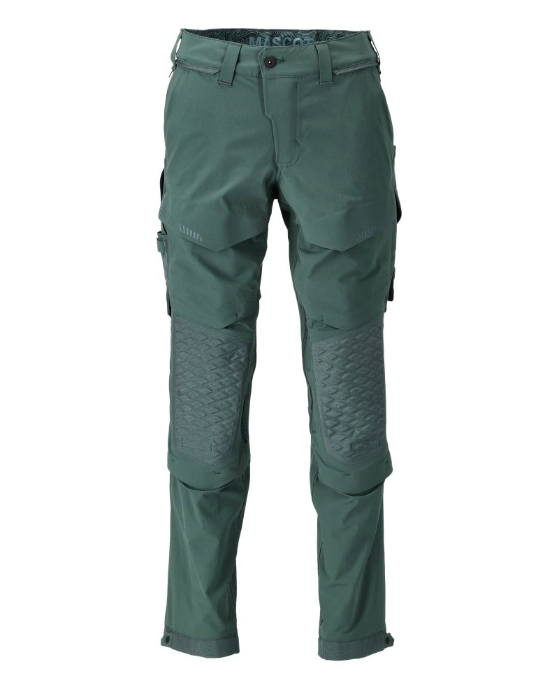 MASCOT® Hose mit Knietaschen 22279-605 Waldgrün