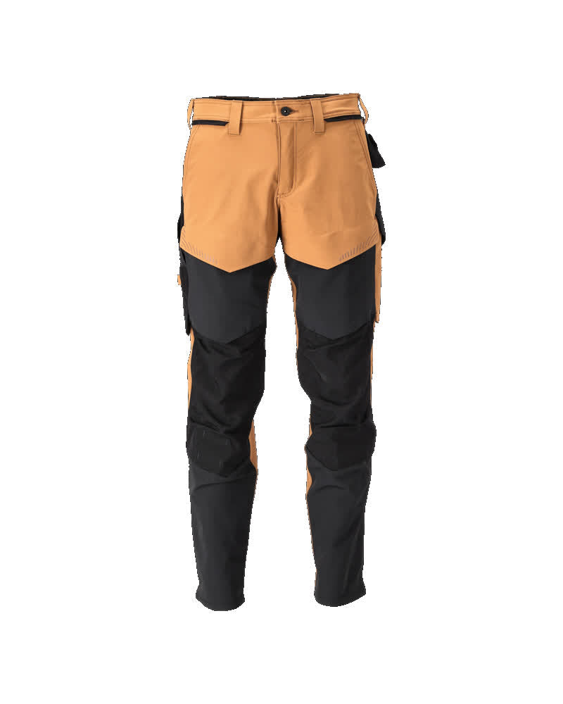 MASCOT® Hose mit Knietaschen 22379-311 Nussbraun/Schwarz