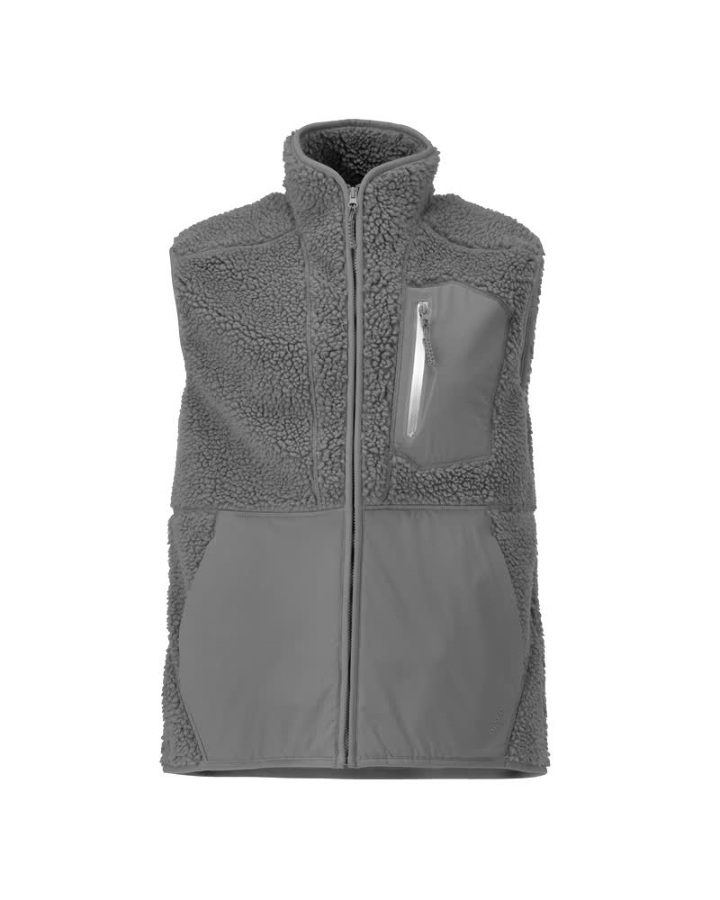 MASCOT® Faserpelz Weste mit Reißverschluss 22465-682 Anthrazitgrau