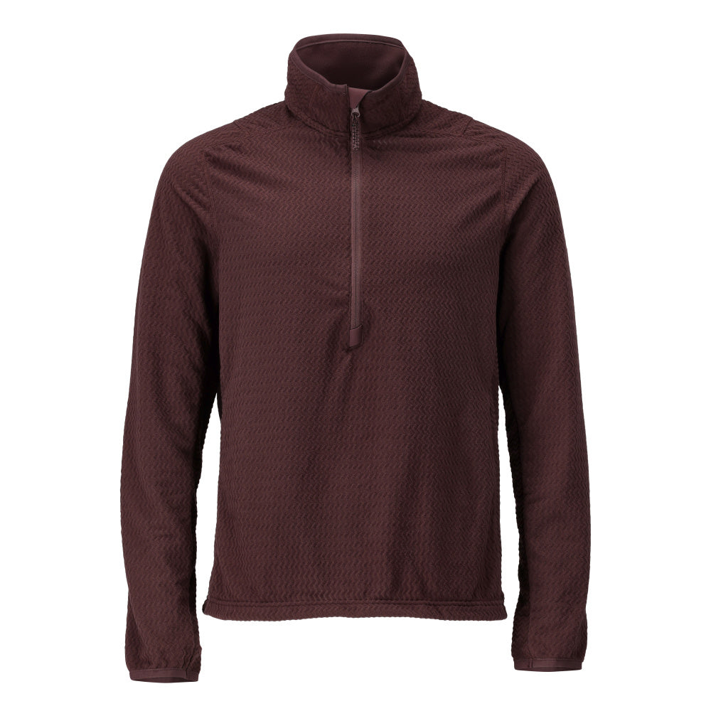 MASCOT® Microfleece Pullover mit kurzem Reißverschluss 22703-639 Bordeaux