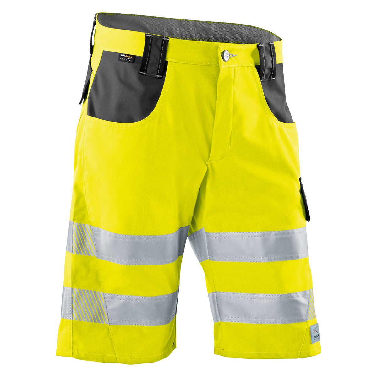 KÜBLER REFLECTIQ Shorts PSA 2 2307 8340 warngelb/anthrazit