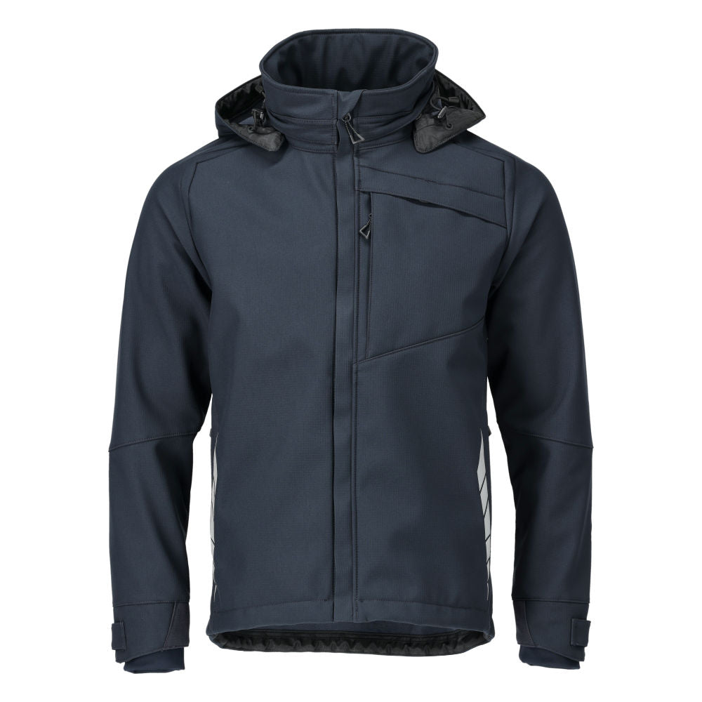 MASCOT® Blackpool Softshelljacke 23102-246 Schwarzblau