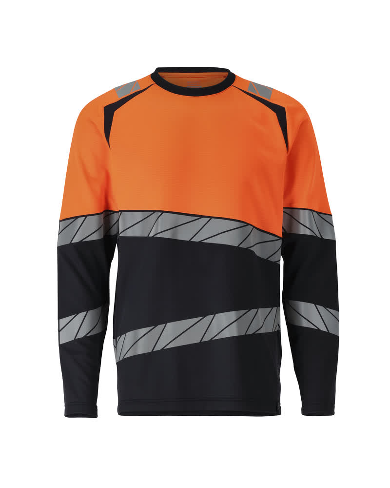 MASCOT® Langarmshirt 25081-771 Schwarzblau/Hi-vis Orange