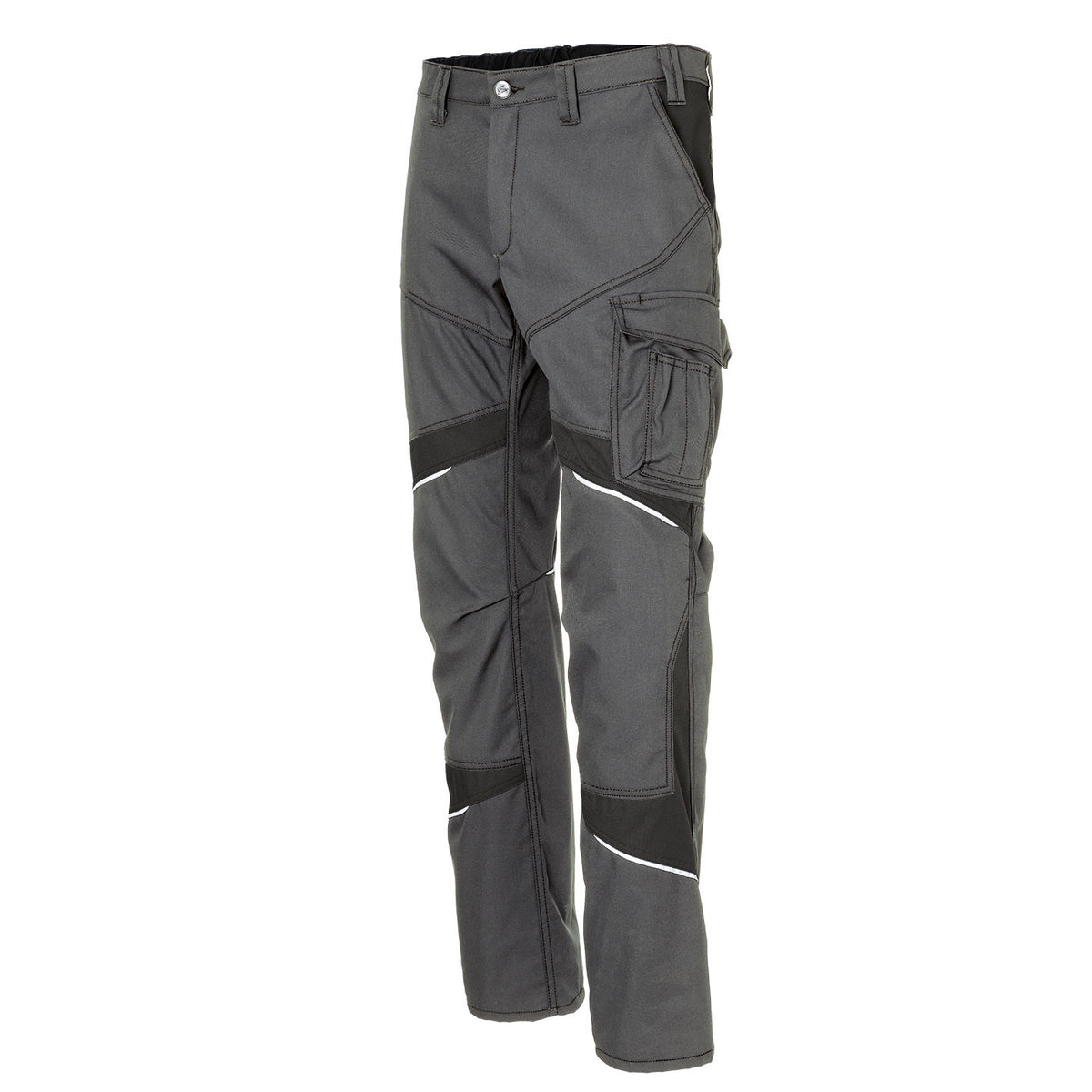 KÜBLER ACTIVIQ cotton+ Damenhose 2550 3421 anthrazit/schwarz
