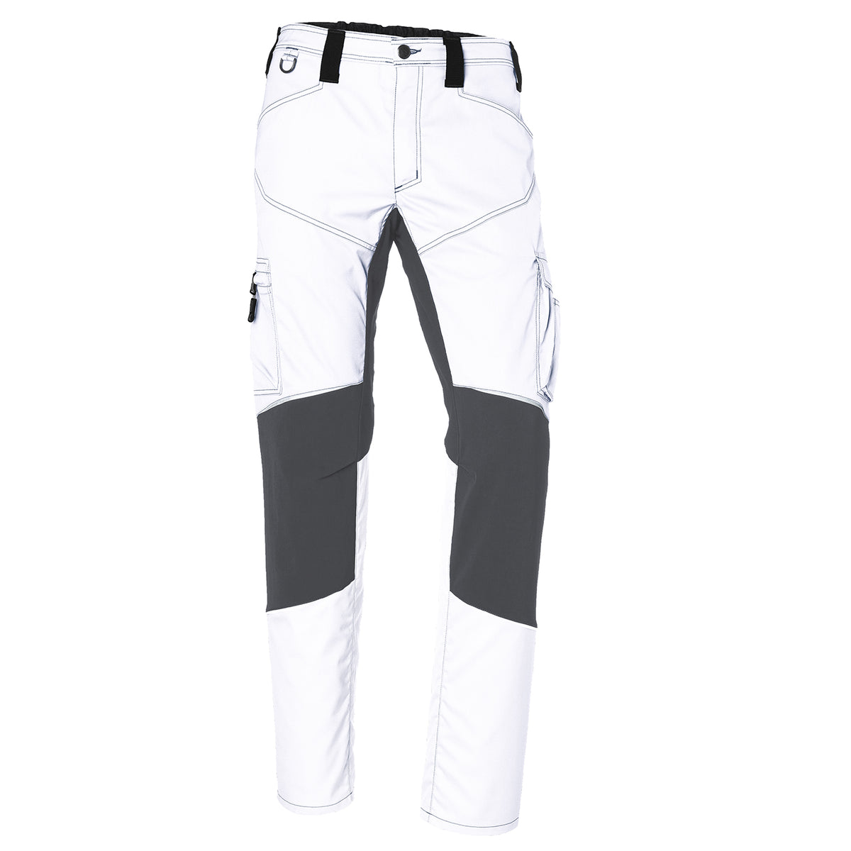 KÜBLER ACTIVIQ Stretchhose 2850 5231 weiß/anthrazit