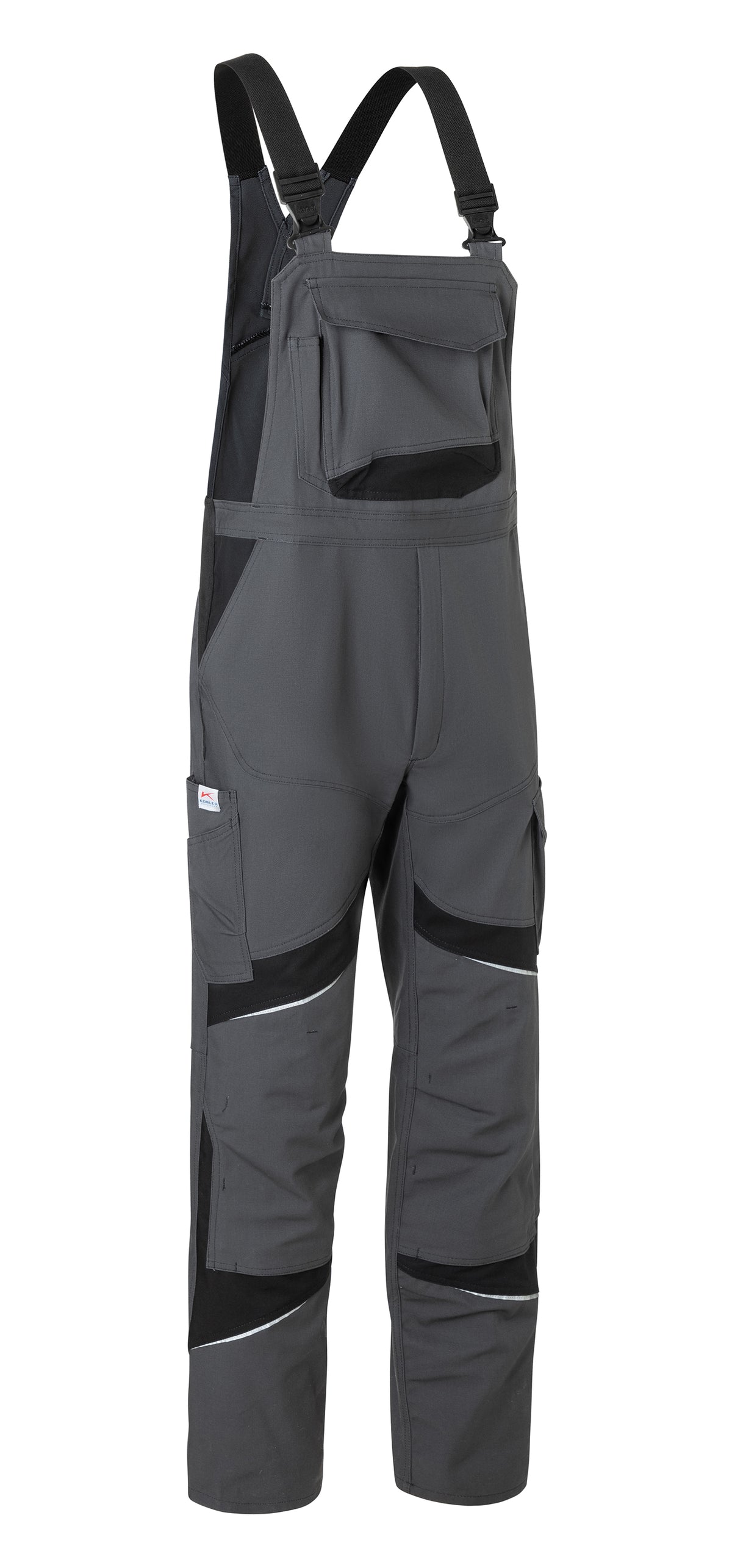 KÜBLER ACTIVIQ cotton+ Latzhose HIGH PSA 2 3255 3421 anthrazit/schwarz