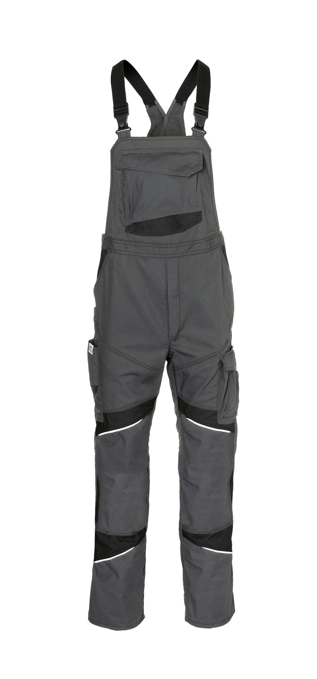 KÜBLER ACTIVIQ cotton+ Latzhose 3450 3421 anthrazit/schwarz