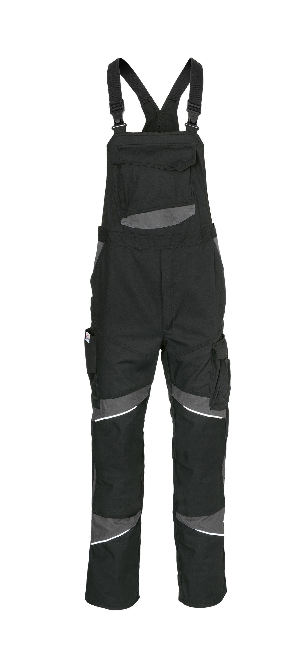 KÜBLER ACTIVIQ cotton+ Latzhose 3450 3421 schwarz/anthrazit
