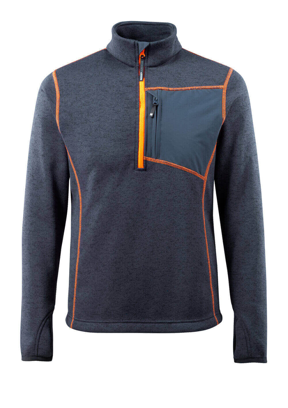 MASCOT® Reims Strickpullover mit kurzem Reißverschluss 50149-951 Schwarzblau