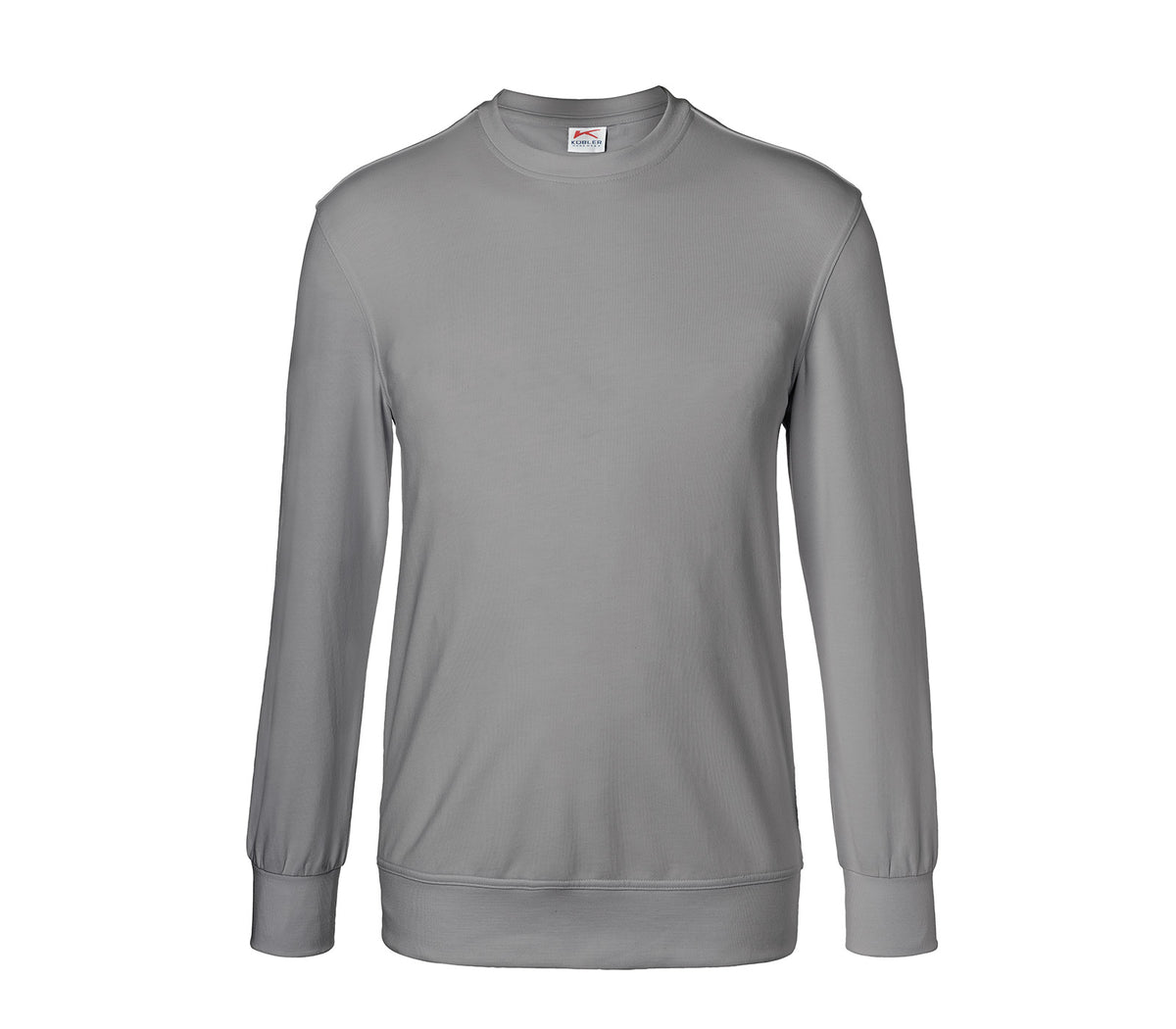 KÜBLER SHIRTS Sweatshirt 5023 6330 mittelgrau