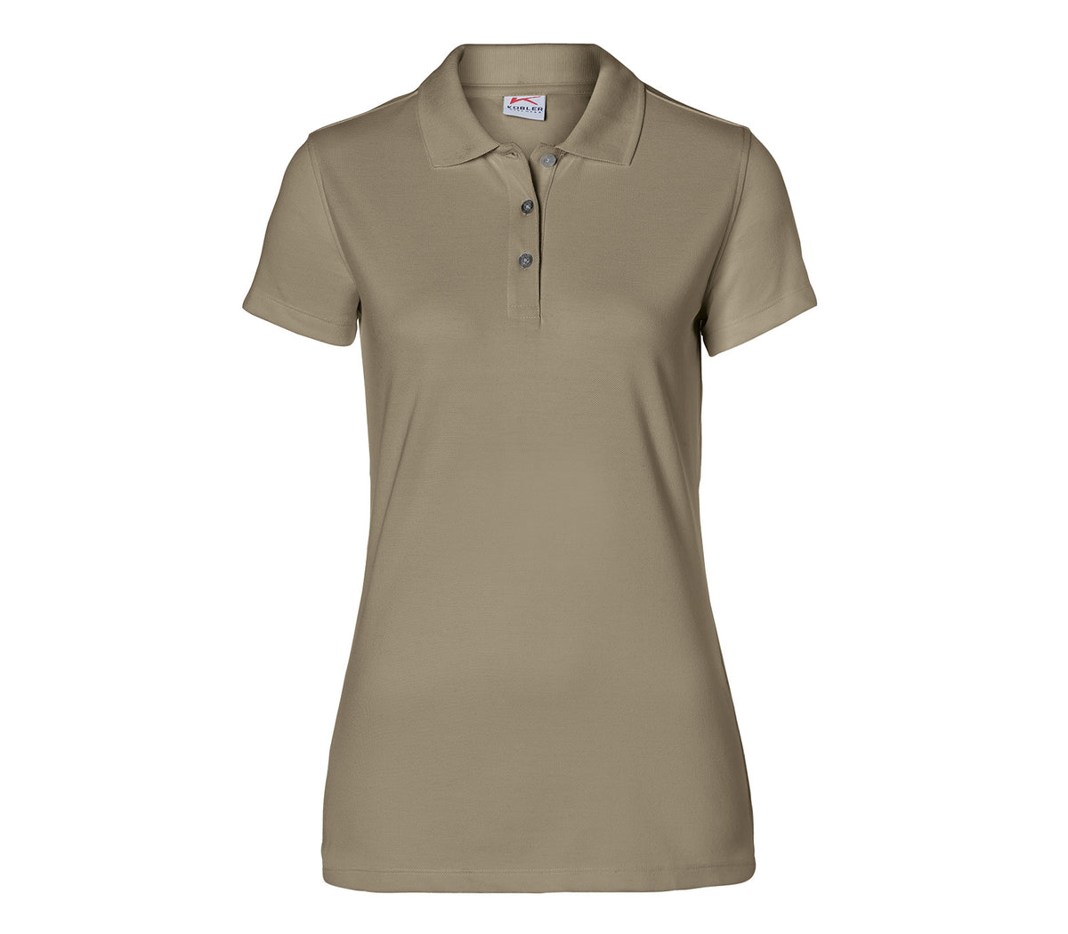 KÜBLER SHIRTS Polo Damen 5026 6239 sandbraun