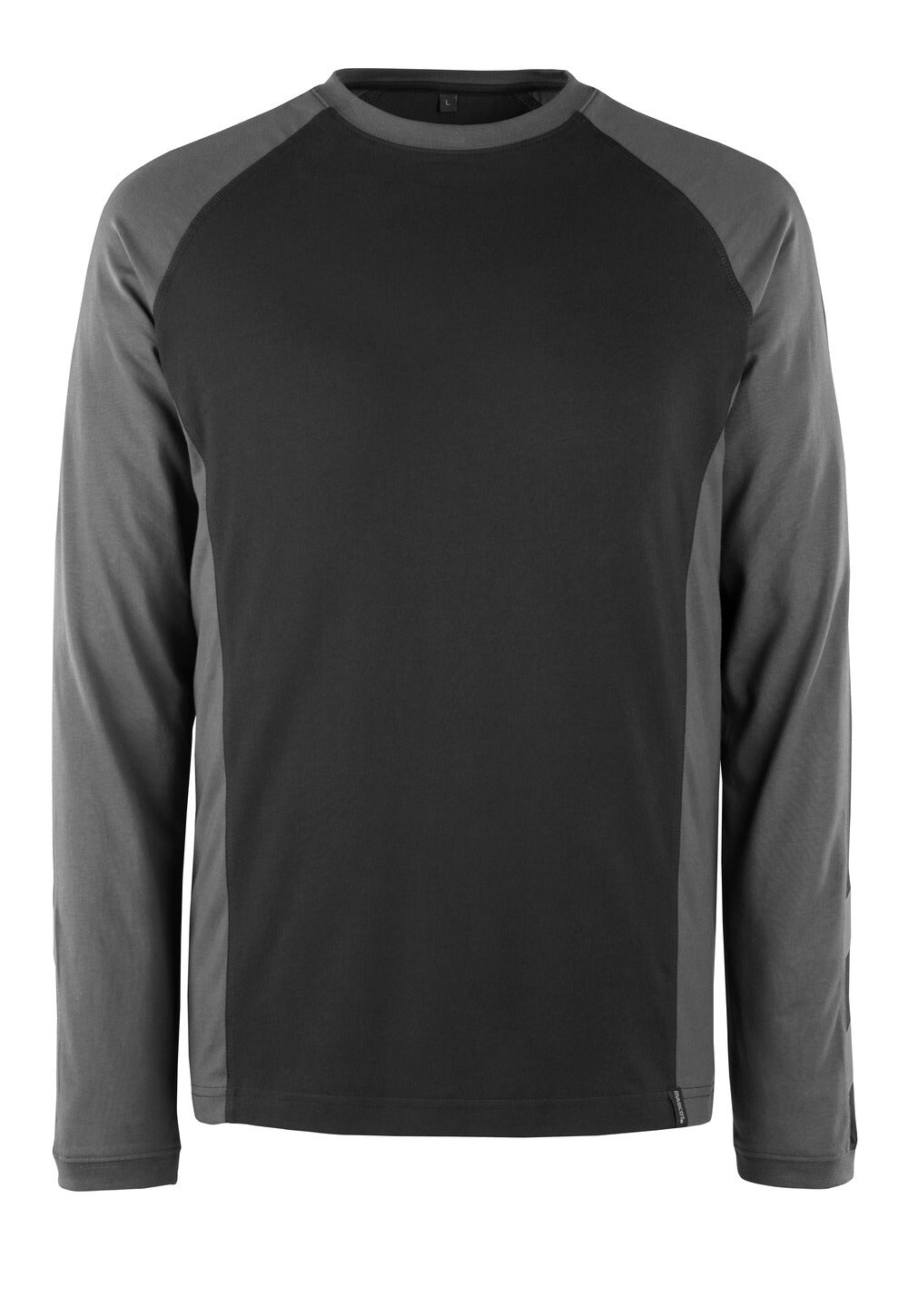 MASCOT® Bielefeld Langarmshirt 50568-959 Schwarz/Dunkelanthrazit